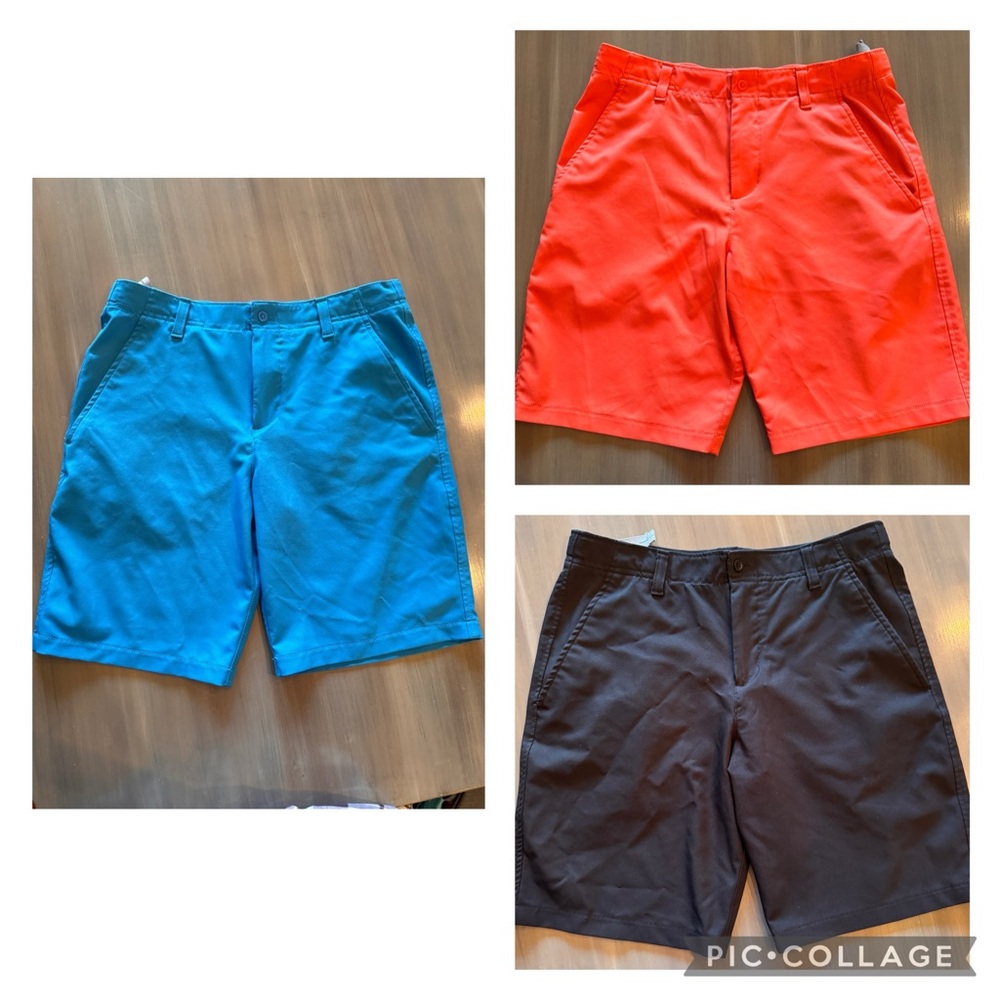 Under Armour Boys Large Shorts 3 Pairs
